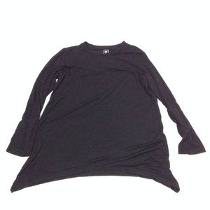 ST Girls' Black Long Sleeve Top Size 14